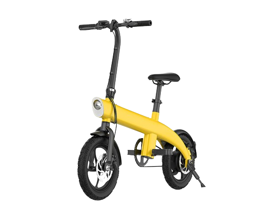 Bicicleta eléctrica urbana inteligente para mujer, H2-250W, 14 pulgadas, rápida y con asiento acolchado