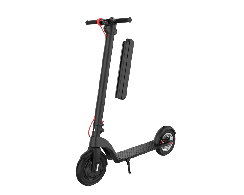 Patinete eléctrico plegable con batería de litio extraíble X8-350w para adultos Raycool